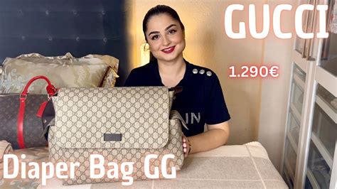 gucci baby bag review|authentic Gucci diaper bag tote.